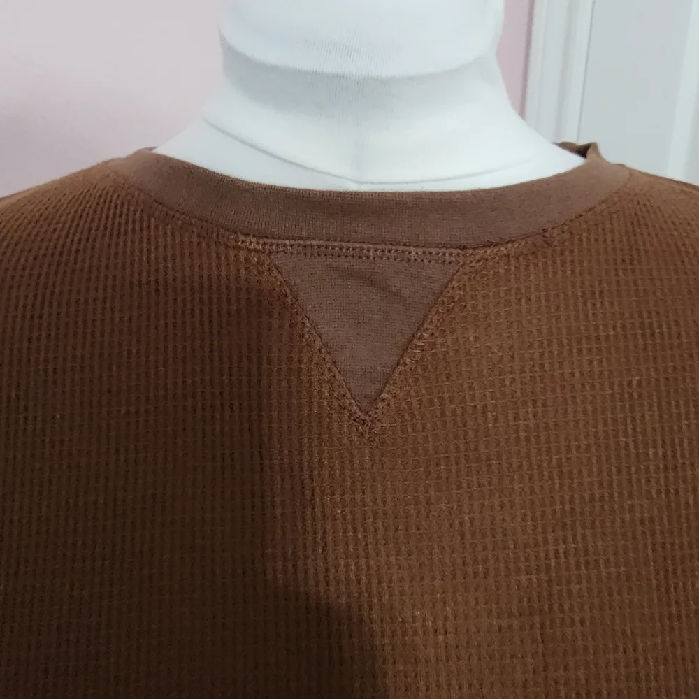 Women's Long Sleeve Brown Top - Picture 2 of 3